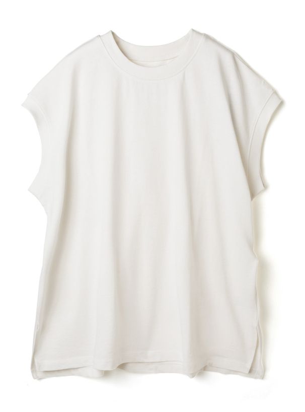 日本 GRL - 純棉百搭顯瘦法式袖上衣-果綠 (F)