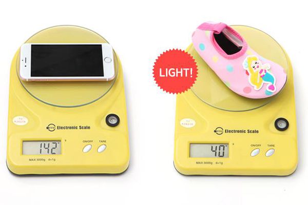 韓國 OZKIZ - 潛水布面輕量/防滑兒童沙灘鞋/戲水鞋-機器人