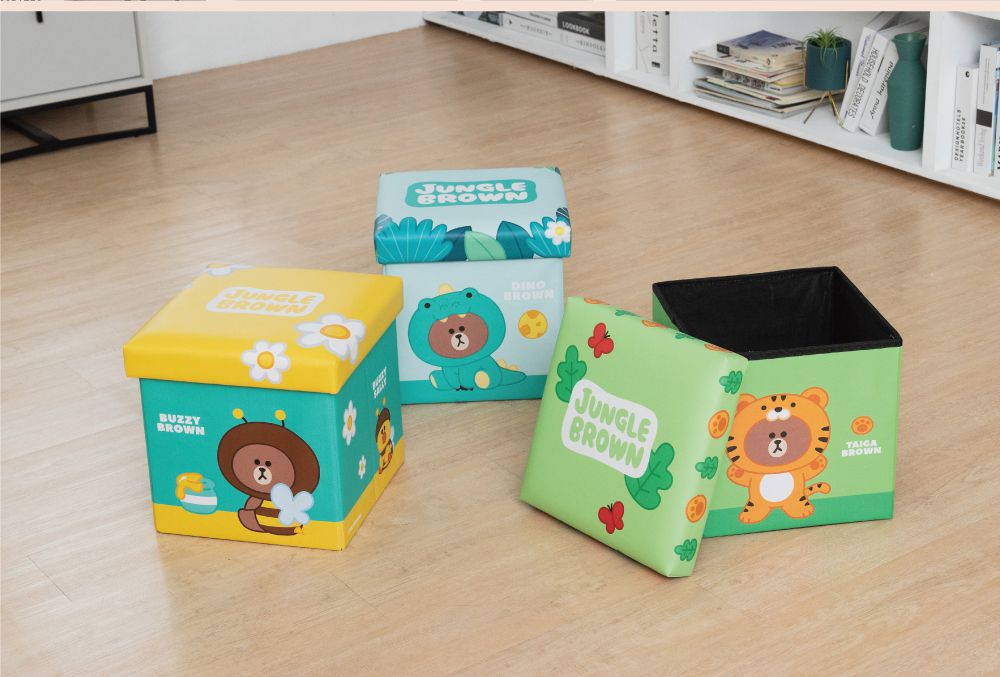 YODA - LINE FRIENDS熊大造型收納箱-老虎款