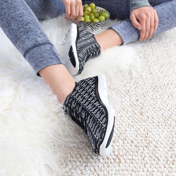 SKECHERS - Appeal2.0黑白紋兒童運動鞋