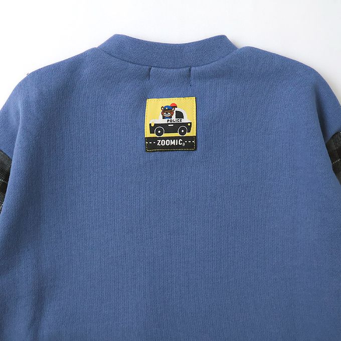 日本 ZOOLAND - 熊熊救援隊 車車口袋長袖上衣-消防車-米杏