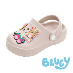 妙妙犬 - 妙妙犬布麗 童鞋 洞洞鞋/拖鞋 BYKG46451-輕量防水x穿脫方便-奶茶色-(小中童段)