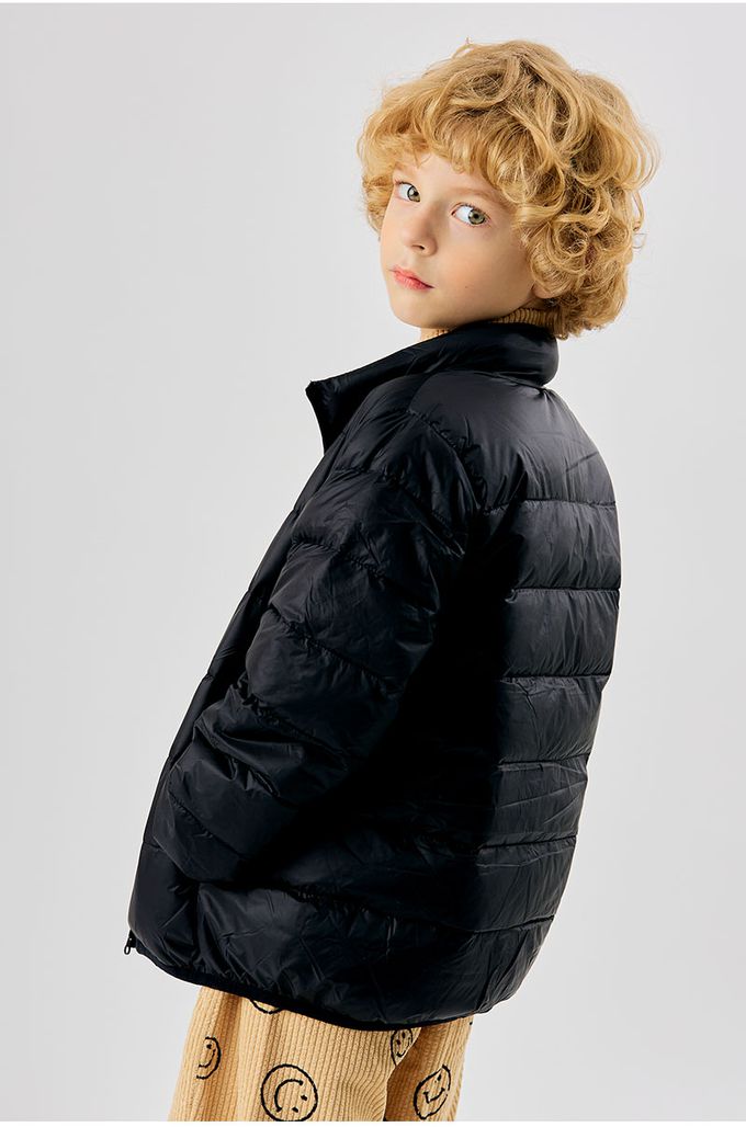 韓國 OZKIZ - 輕便溫暖鴨絨/羽絨外套-淺粉