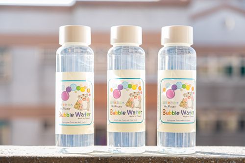 Mr.Mousy 鼠來寶泡泡水補充液-500ml瓶裝x3+鼠來寶&佐亞聯名防水袋