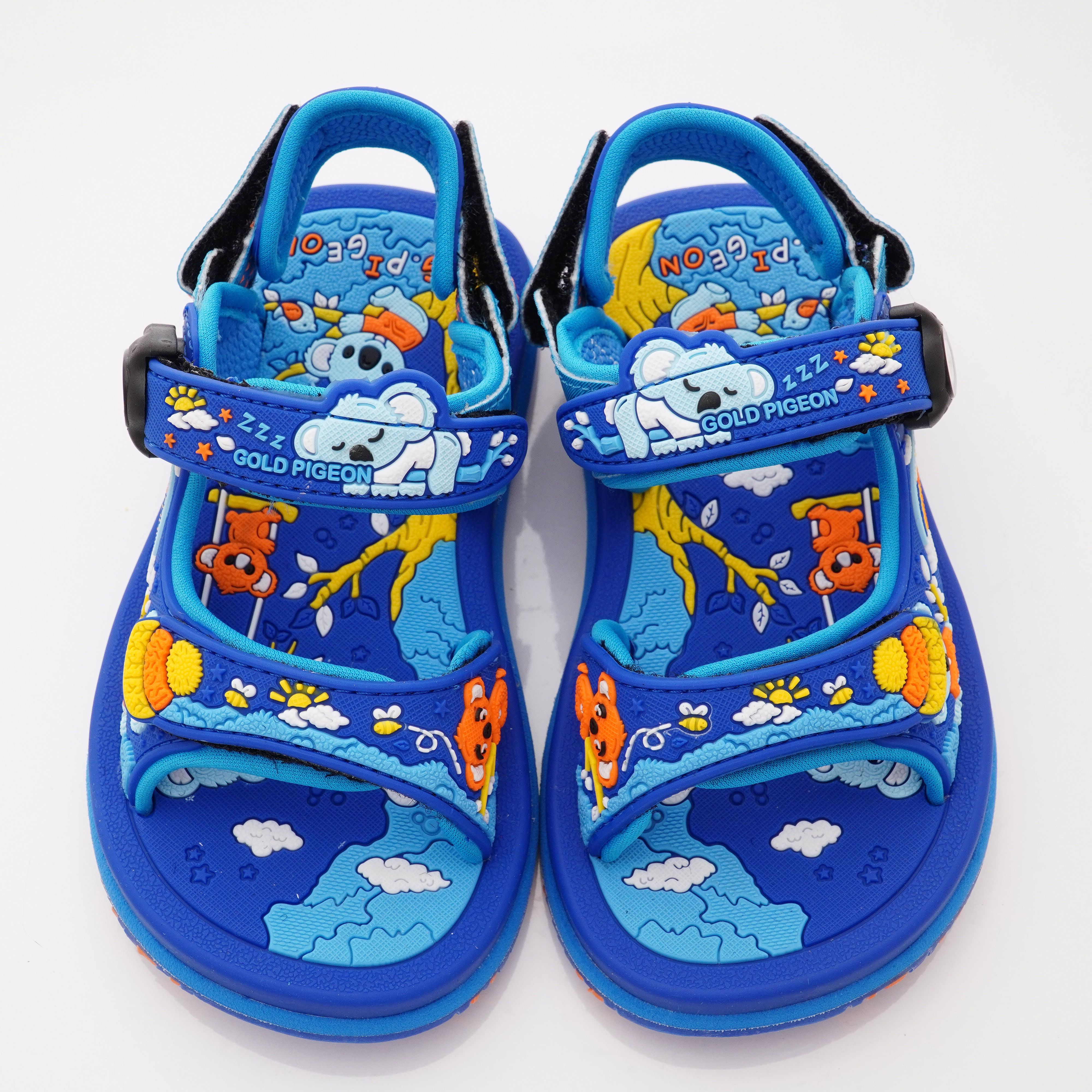 G.P - 造型磁扣兩穿涼拖鞋款(中小童段)-寶藍