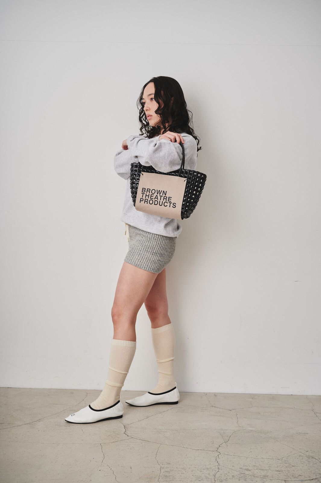 日本代購 - [熱銷冠軍] 品牌經典手提編織包-經典黑 (30x20x12cm)