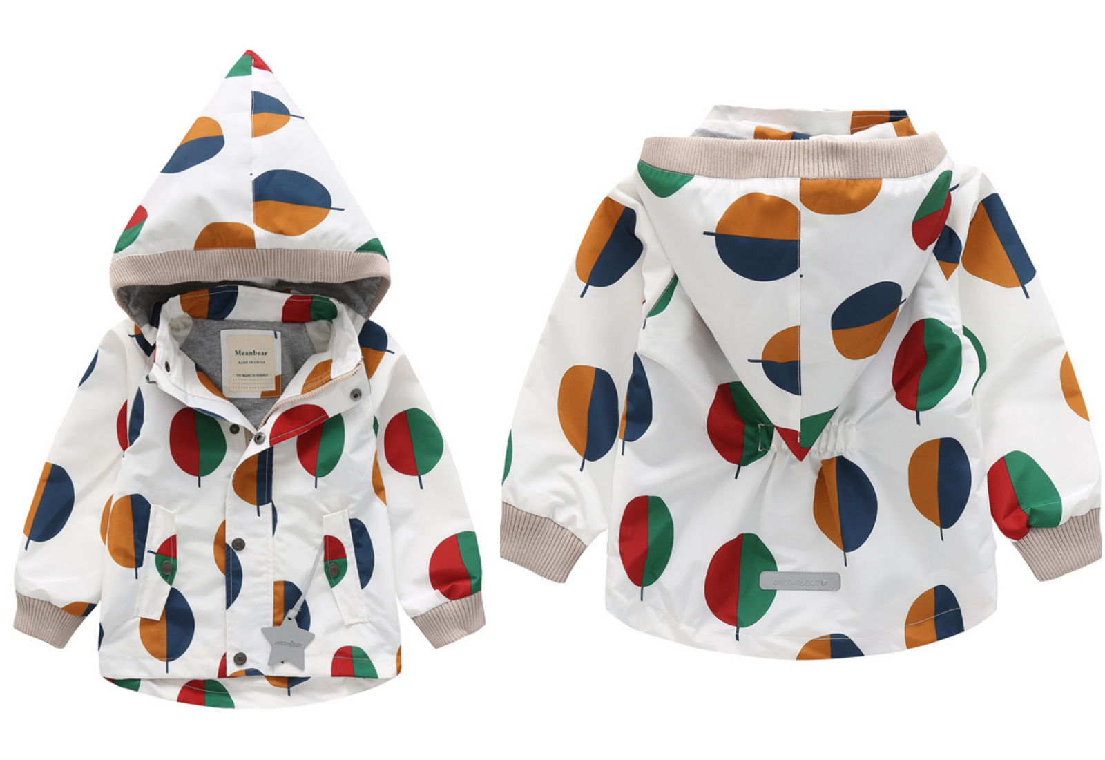 兒童防風防雨衝鋒外套，換季、秋冬濕冷天氣必備保暖外套