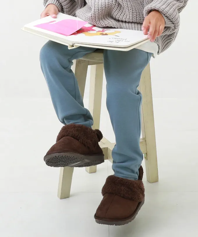 日本 devirock - RICH WARM 保暖裏毛合身長褲-雜灰