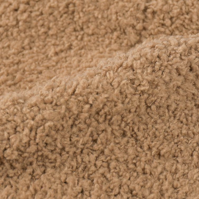 akachan honpo - 毛茸茸針織帽-小熊-咖啡色