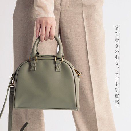 日本 Chepeli - 2way仿皮迷你波士頓手提包/側背包-100. 格紋圖騰咖啡 (18x23x10cm)