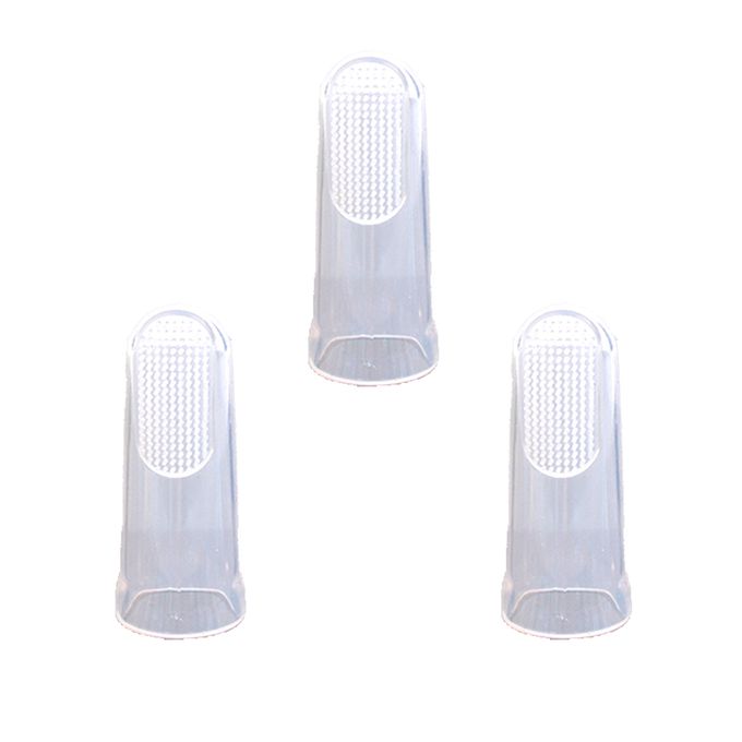 正韓 hibee - 嬰兒指套型手指矽膠牙刷-HC2（三入）