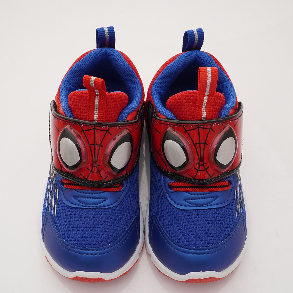 漫威MARVEL - 台灣製蜘蛛人電燈運動鞋(中小童段)-藍紅