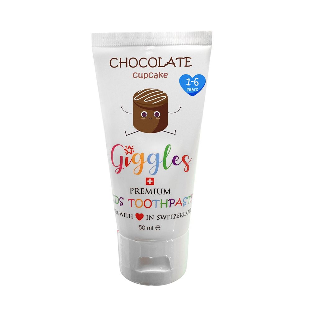 瑞士Giggles - 兒童牙膏（1-6歲）-巧克力 (效期至：2023.3)-氟含量 500ppm