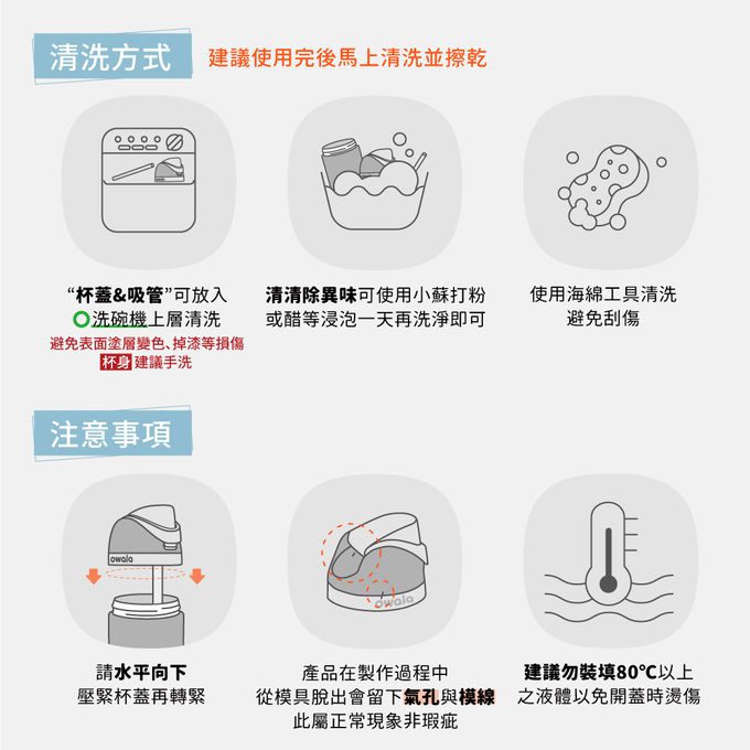 美國 Owala - Owala® 絕飲杯｜不鏽鋼咖啡隨行杯 480ml/16oz