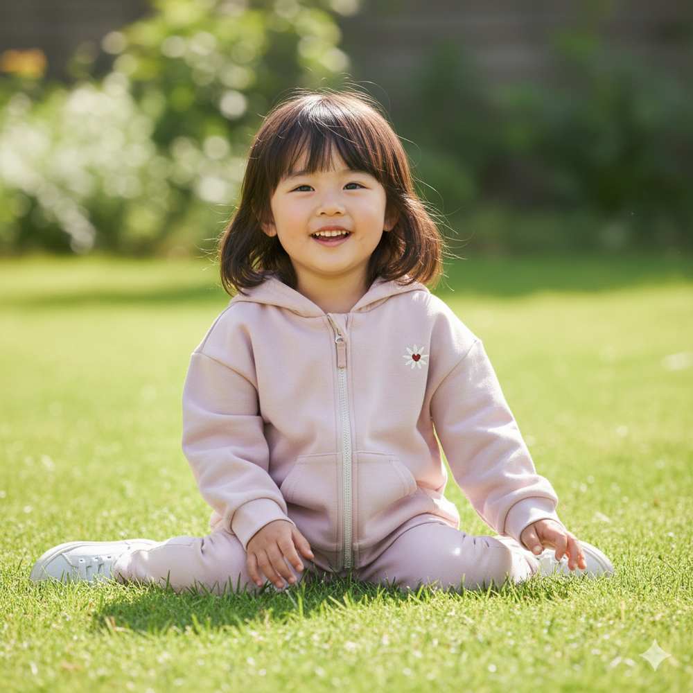 連帽外套-速乾-粉紅色