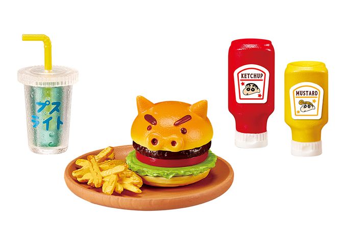 RE-MENT - 蠟筆小新系列 小新咖啡店 整組8種