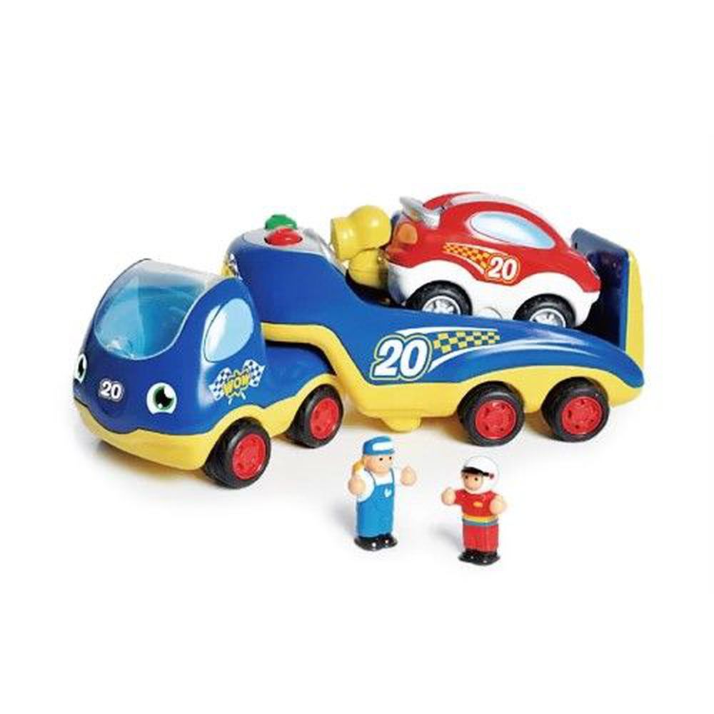 英國驚奇玩具 WOW Toys - 賽車救援拖吊車 洛可