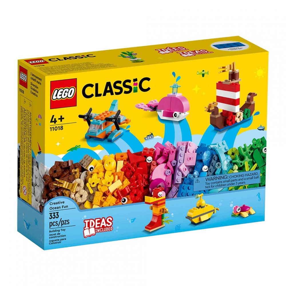 樂高 LEGO - 樂高積木LEGO《 LT11018 》Classic 經典基本顆粒系列 - 創意海洋套裝-333pcs