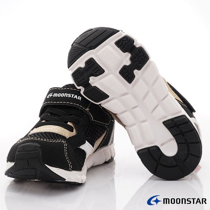 Moonstar日本月星 - 運動機能童鞋-MSCNC3166黑中小童)-機能運動鞋-黑