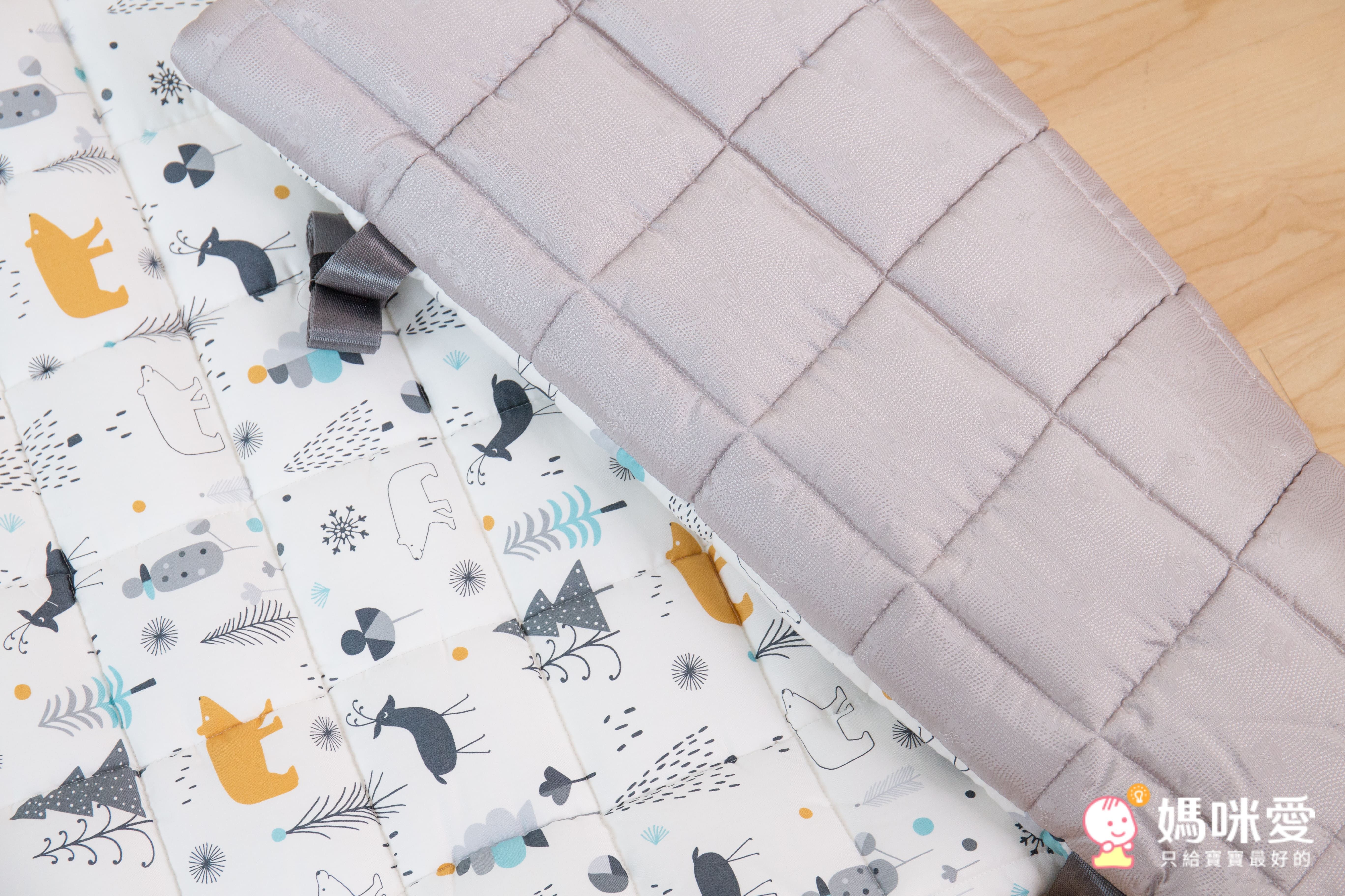 韓國 Formongde - 5cm厚墊雙面用睡袋/寢具(附收納袋)-媽咪愛專屬花色-閃亮獨角獸