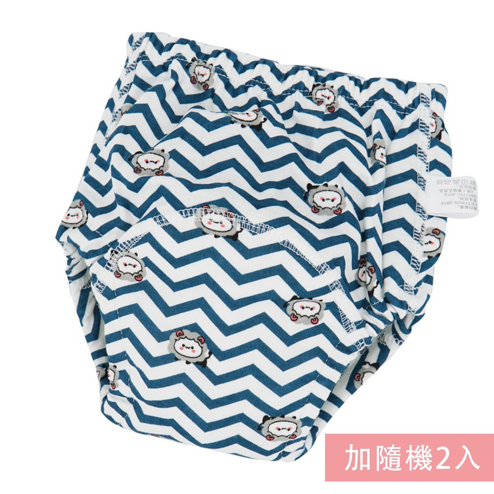 JoyNa - 可愛印花六層紗4層學習褲-3件入-條紋獅子+隨機2入