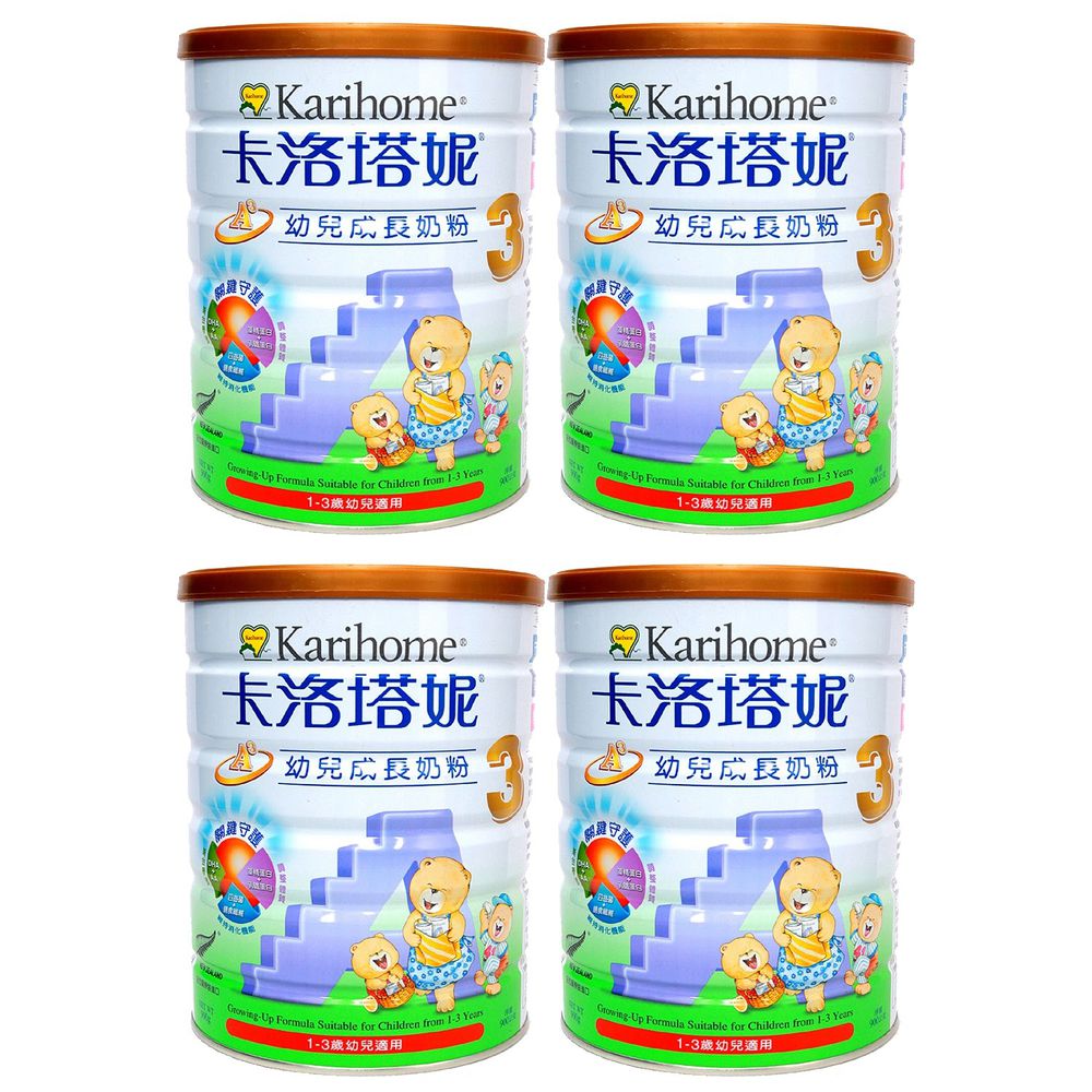 卡洛塔妮A3幼兒成長牛奶粉-4罐-900gx4罐