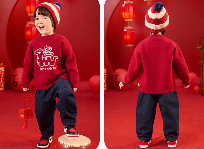 蛇年穿新衣！新年童裝 ❀ 拜年Ｘ日常穿也百搭亮眼