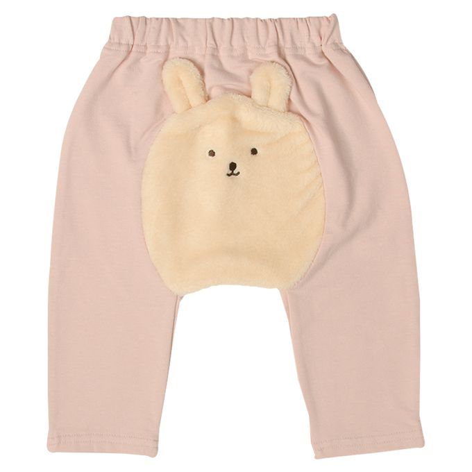 akachan honpo - 造型屁屁褲-刷毛 動物-粉紅色