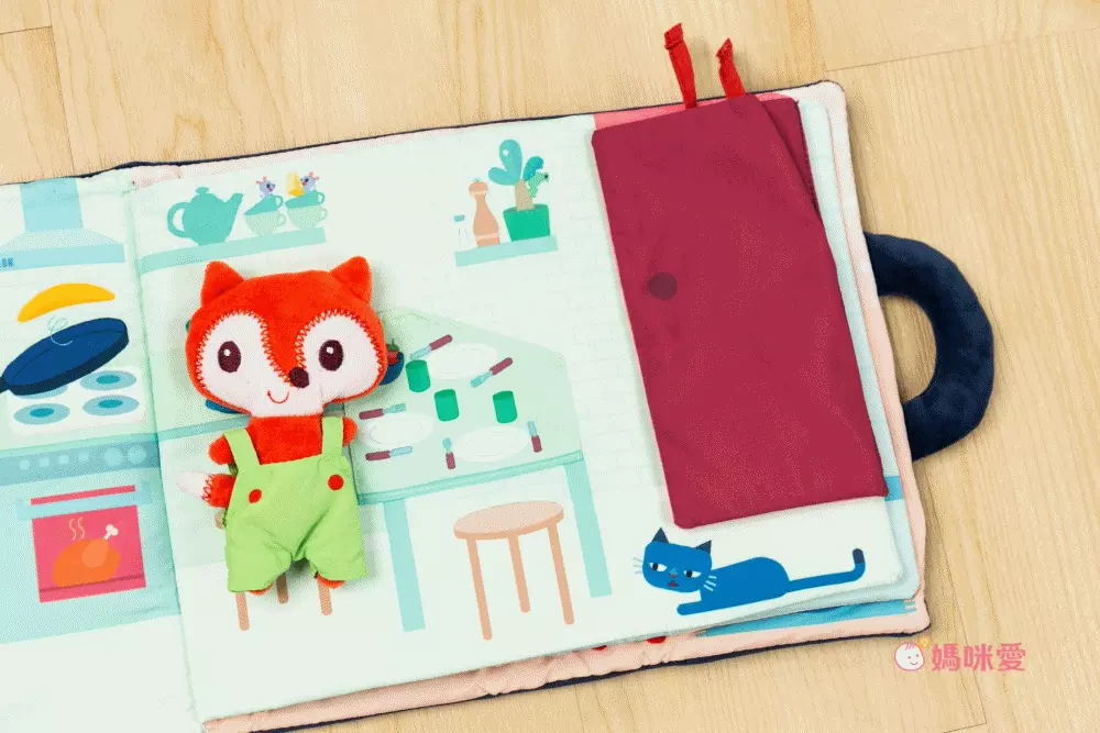 刺激五感【 比利時 Lilliputiens 】新生兒玩具｜寶寶布書