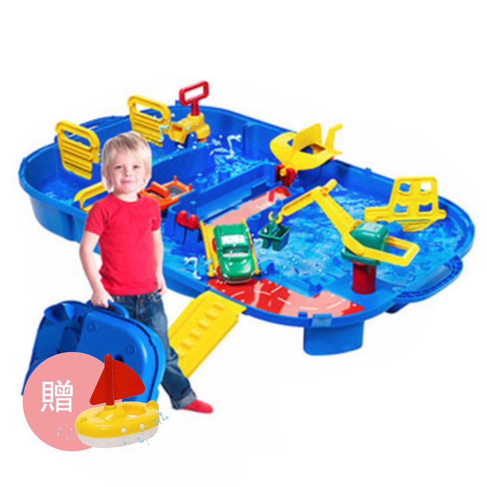 瑞典 Aquaplay - 【經濟實惠款】漂漂河水上樂園玩具-516-(50X88cm) (送小帆船-287(顏色隨機))