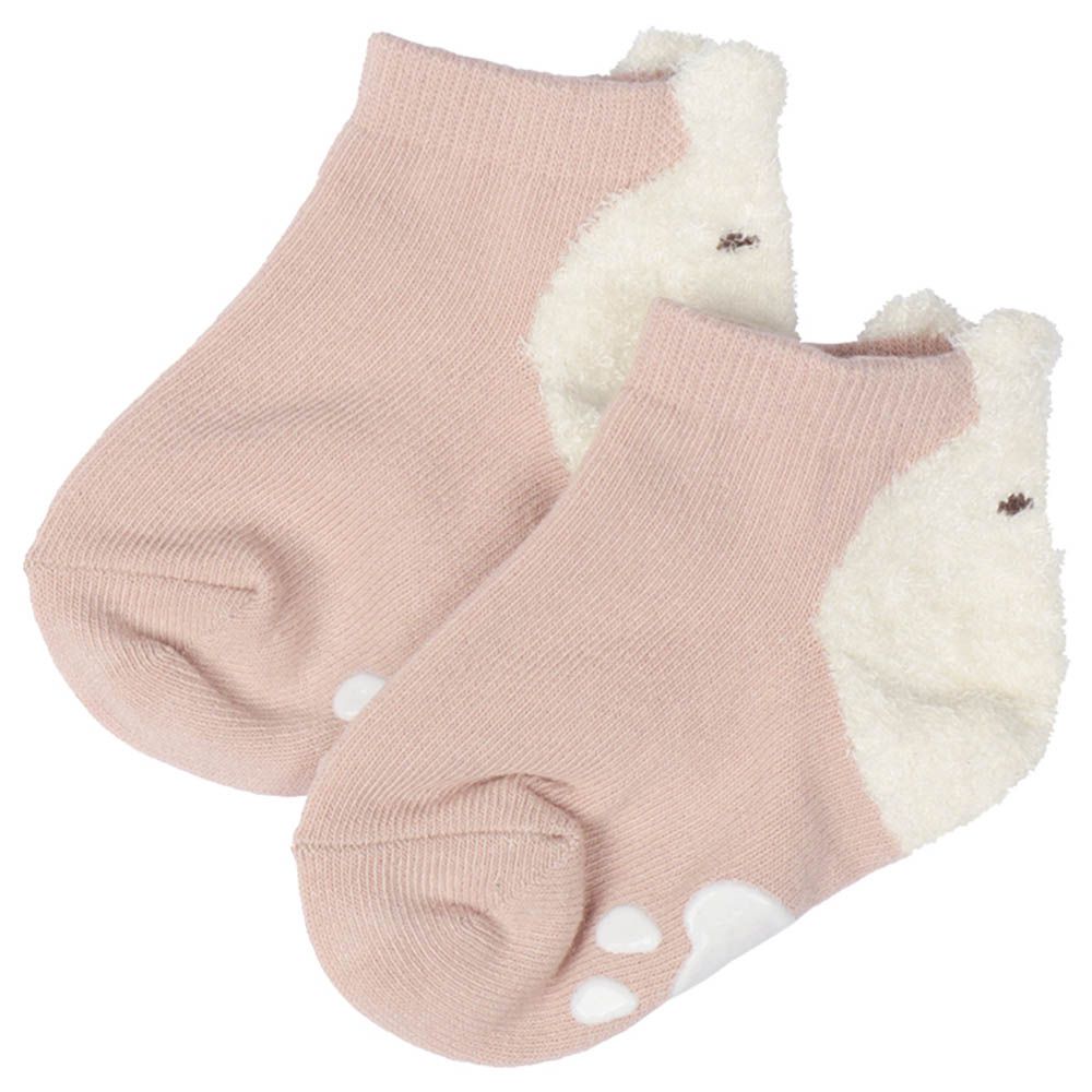 造型襪-腳後跟兔子-粉紅色 (9~14cm)