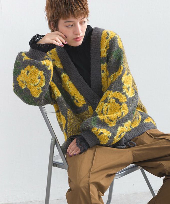 日本 Lupilien - 100%棉 典雅貝殼蕾絲宮廷長袖上衣-黑