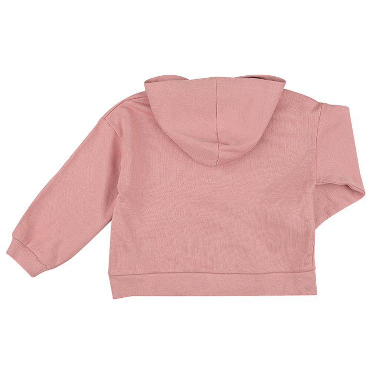 akachan honpo - 連帽外套-毛圈內裡-粉紅色