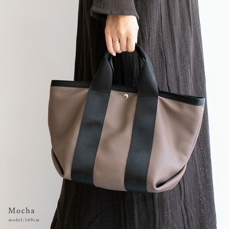 日本代購 - [樂天NO.1] 簡約百搭托特包-淺灰棕 (23x36x19cm)