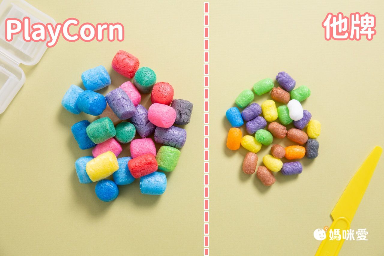 韓國 PLAYCORN - 玉米黏土補充包-彩色500顆