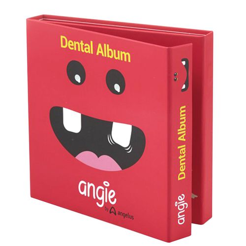 巴西 angie - 牙仙的魔法乳牙紀念小書(乳牙盒)-一本裝-櫻桃紅