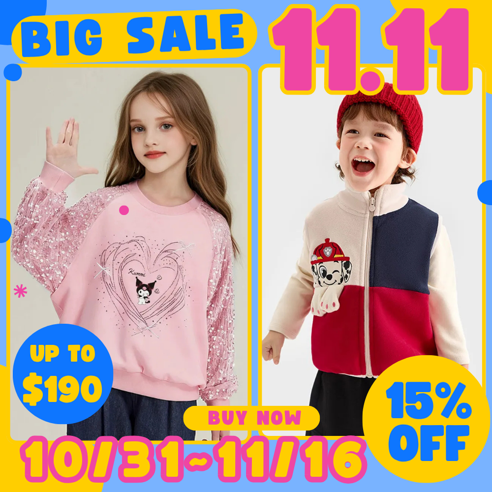 雙11獨家【人氣卡通】汪汪隊x三麗鷗 童裝 任選2件85折！