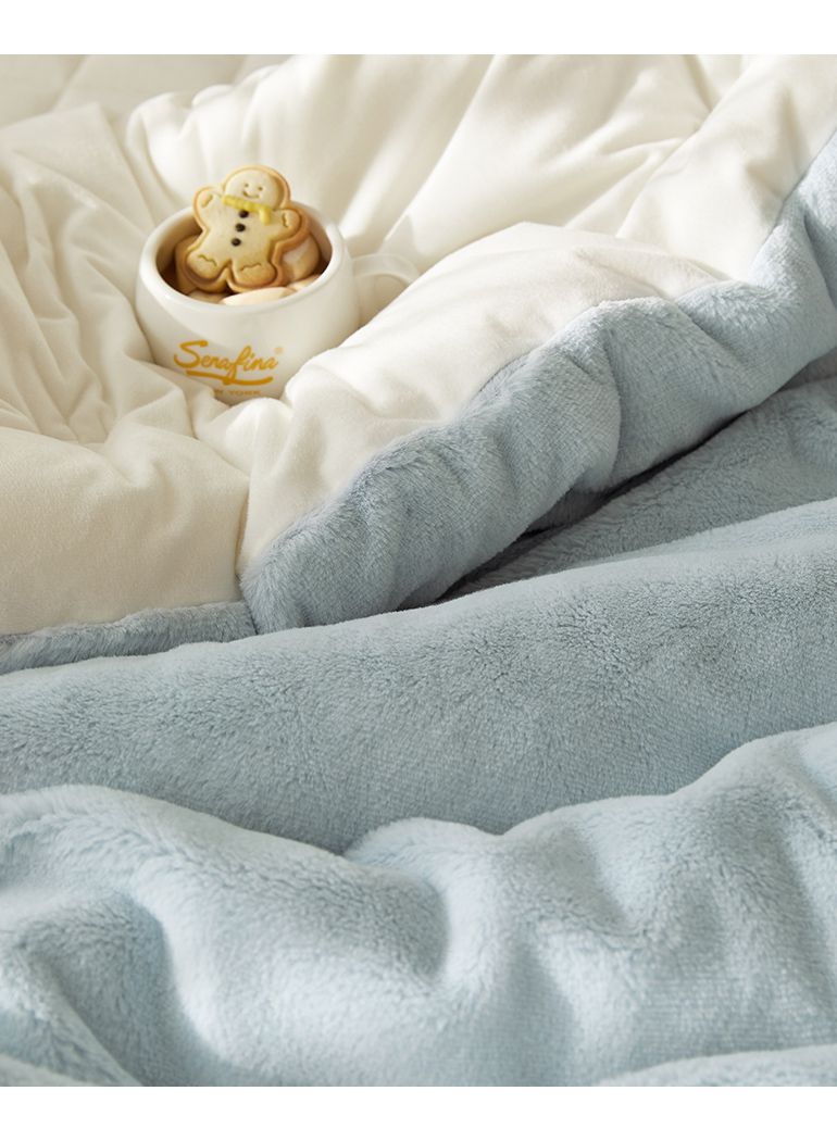 韓國 Maatila - 蓬鬆感高密度絨毛保暖棉被-蘇打雪糕