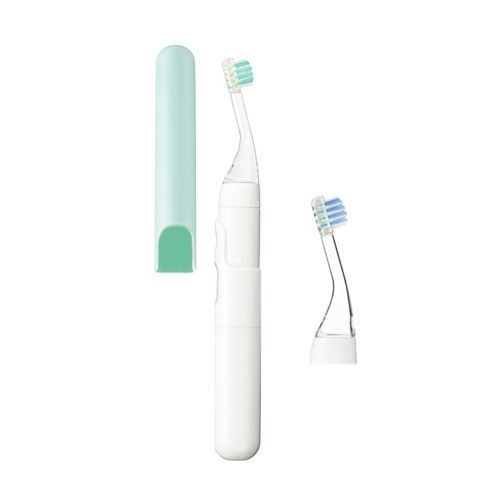 日本 Combi - teteo 幼童電動牙刷-薄荷綠-6個月起-內含替換刷頭x1