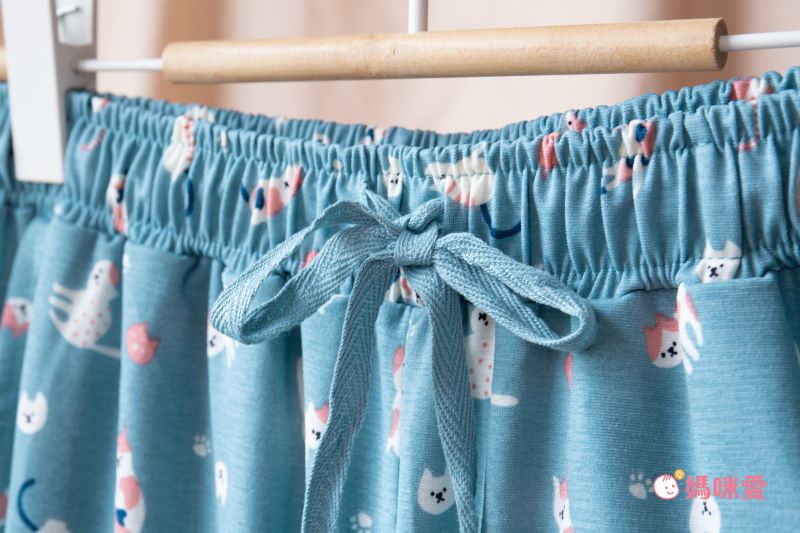 日本涼感服飾 - DRY 涼爽快乾舒適家居長褲/睡褲-小花貓-粉 (M-L Free)