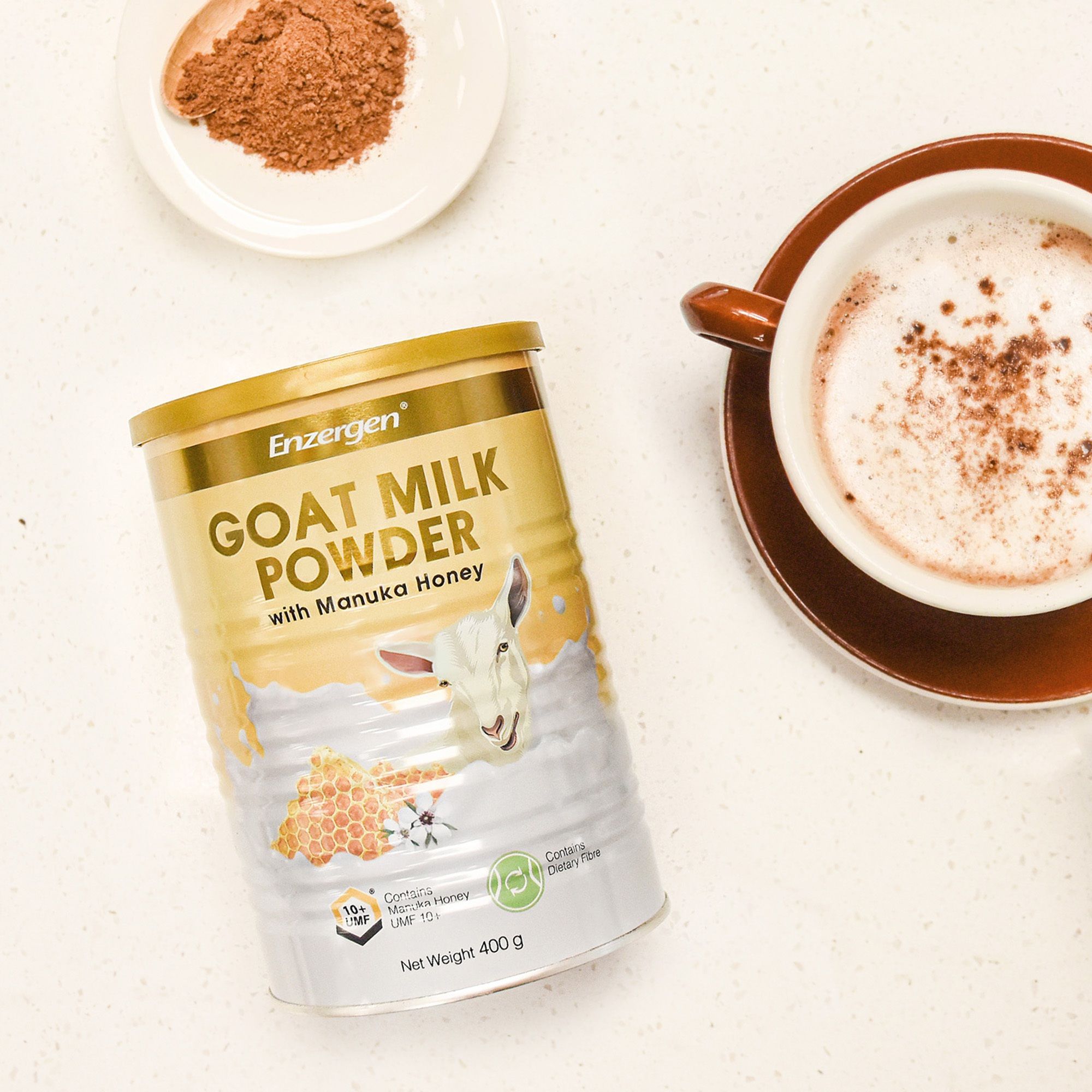 [紐西蘭] Enzergen® - 麥蘆卡蜂蜜羊奶粉-400公克