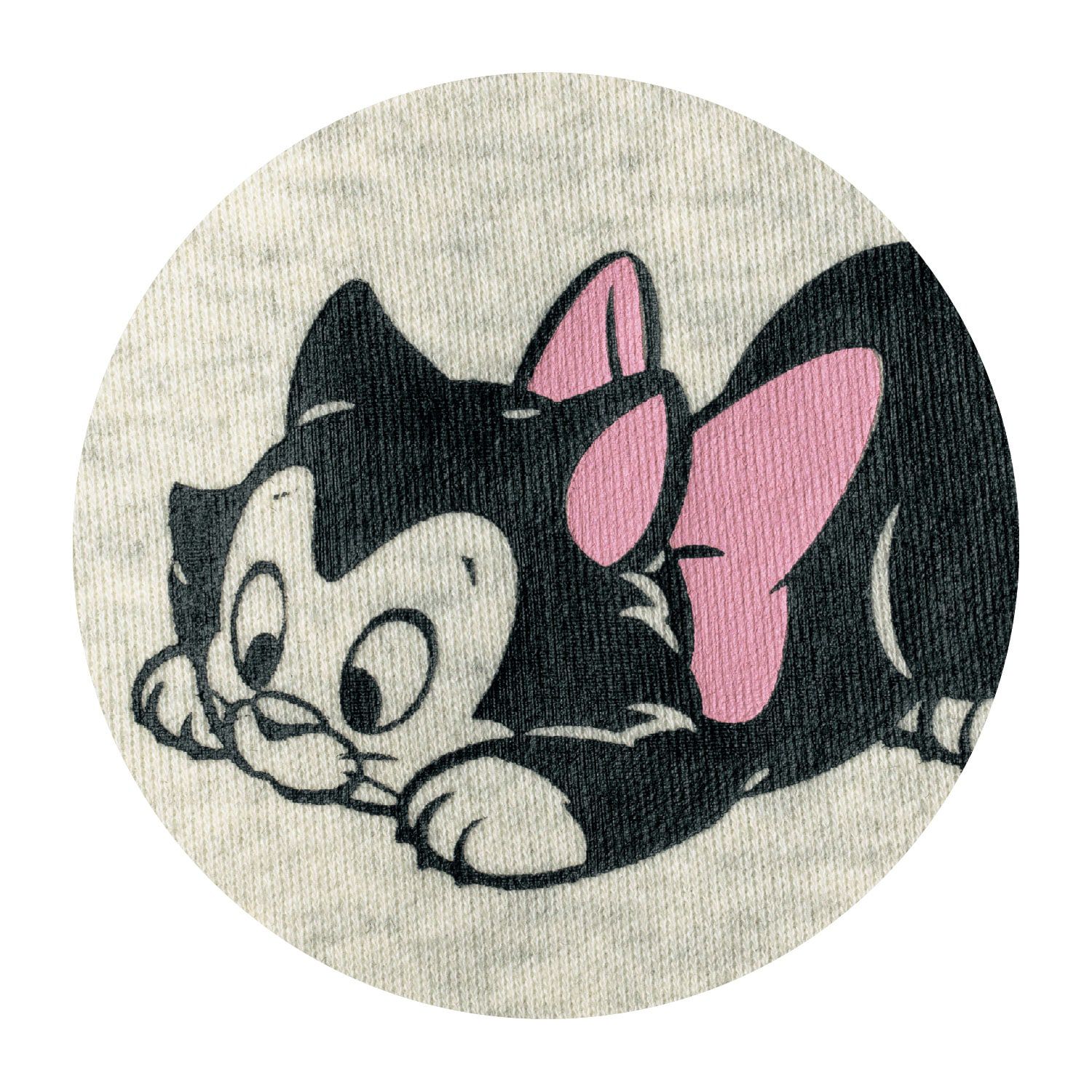 日本千趣會 - 迪士尼 柔軟家居休閒長褲-米奇花草-深灰