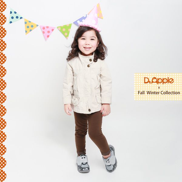 Dr. Apple - 機能童鞋-噴水大象飛越星空閃亮亮童鞋-黑