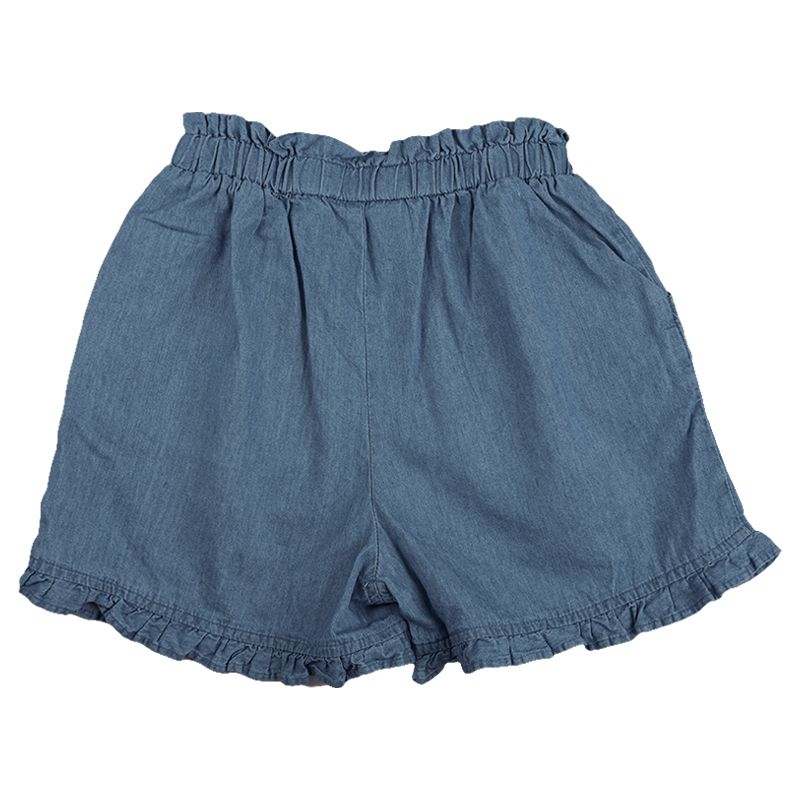 akachan honpo - 短褲-平織-深藍色