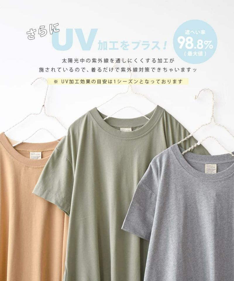 日本 zootie - 抗透汗 休閒短袖傘狀長洋裝-灰杏