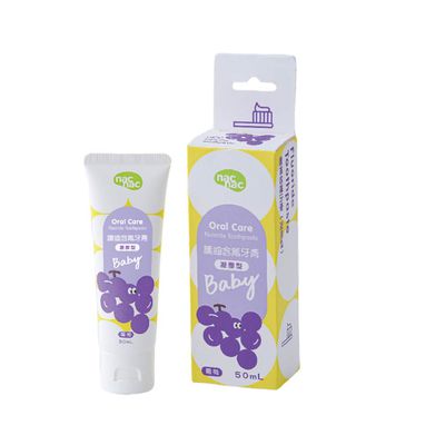 nac nac - 護齒含氟牙膏-凝膠型-葡萄低泡-50ml