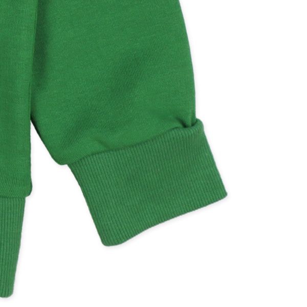 日本西松屋 - 裏毛圓領印花長袖上衣-Make today great-黑