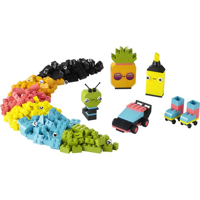 樂高 LEGO - 樂高積木 LEGO《 LT11027 》Classic 經典基本顆粒系列 - 創意螢光趣味套裝