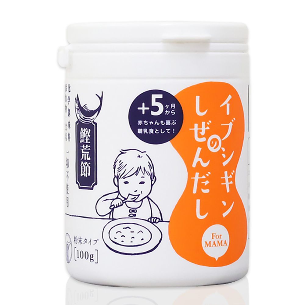 日本ORiDGE - 無食鹽昆布柴魚粉 調味粉末100g(罐裝)-100g/罐