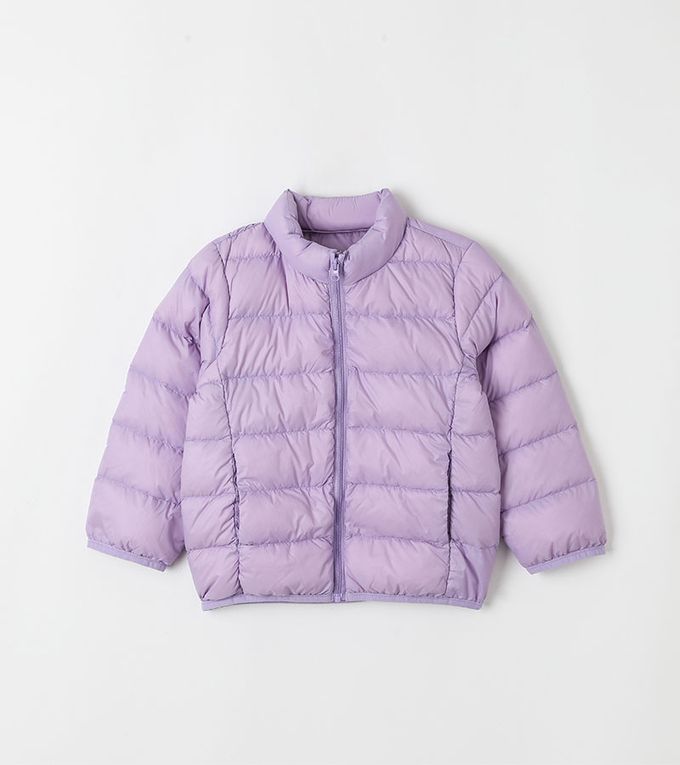 韓國 OZKIZ - 輕便溫暖鴨絨/羽絨外套-淺粉